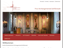Tablet Screenshot of evkirche-schifferstadt.de